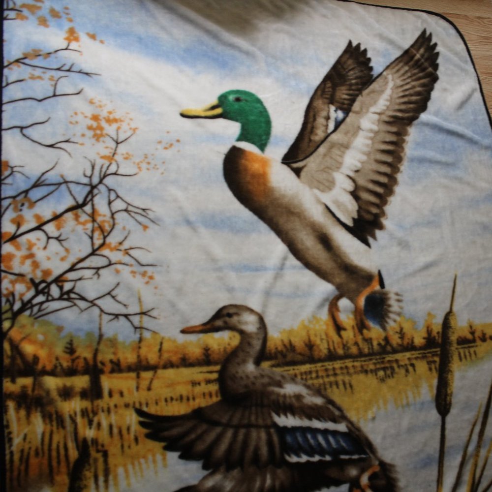 Biederlack Blanket Ducks 77x61
